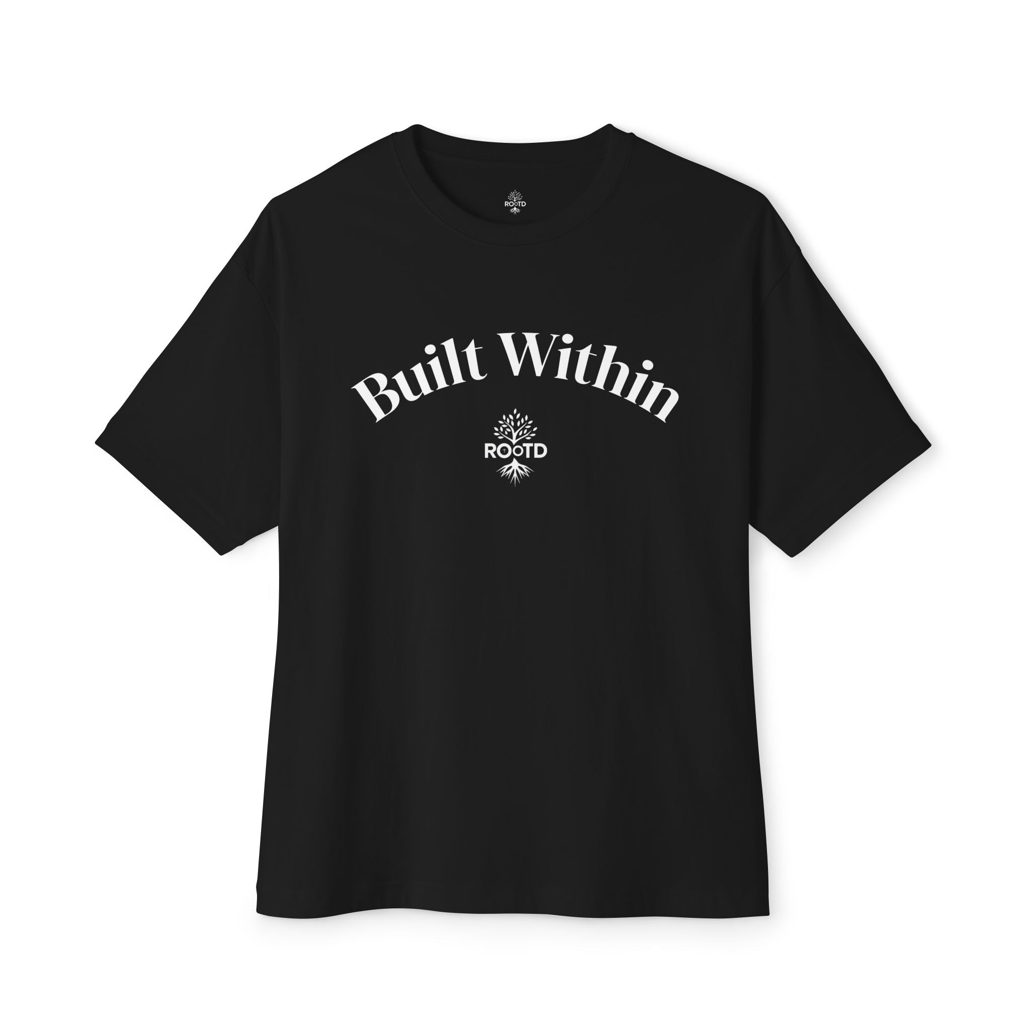 Built Within Oversized Tee - Philippians 4:13 Inspirational Christian T-Shirt