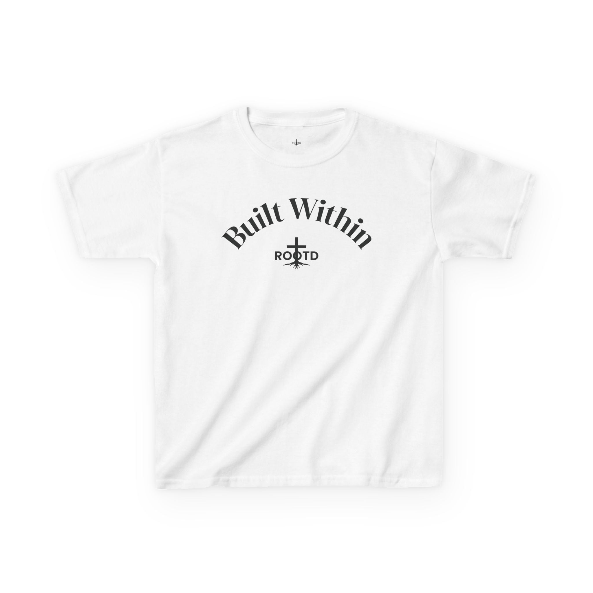 Kids Tee — "Built Within" Christian Scripture T‑Shirt (Philippians 4:13)