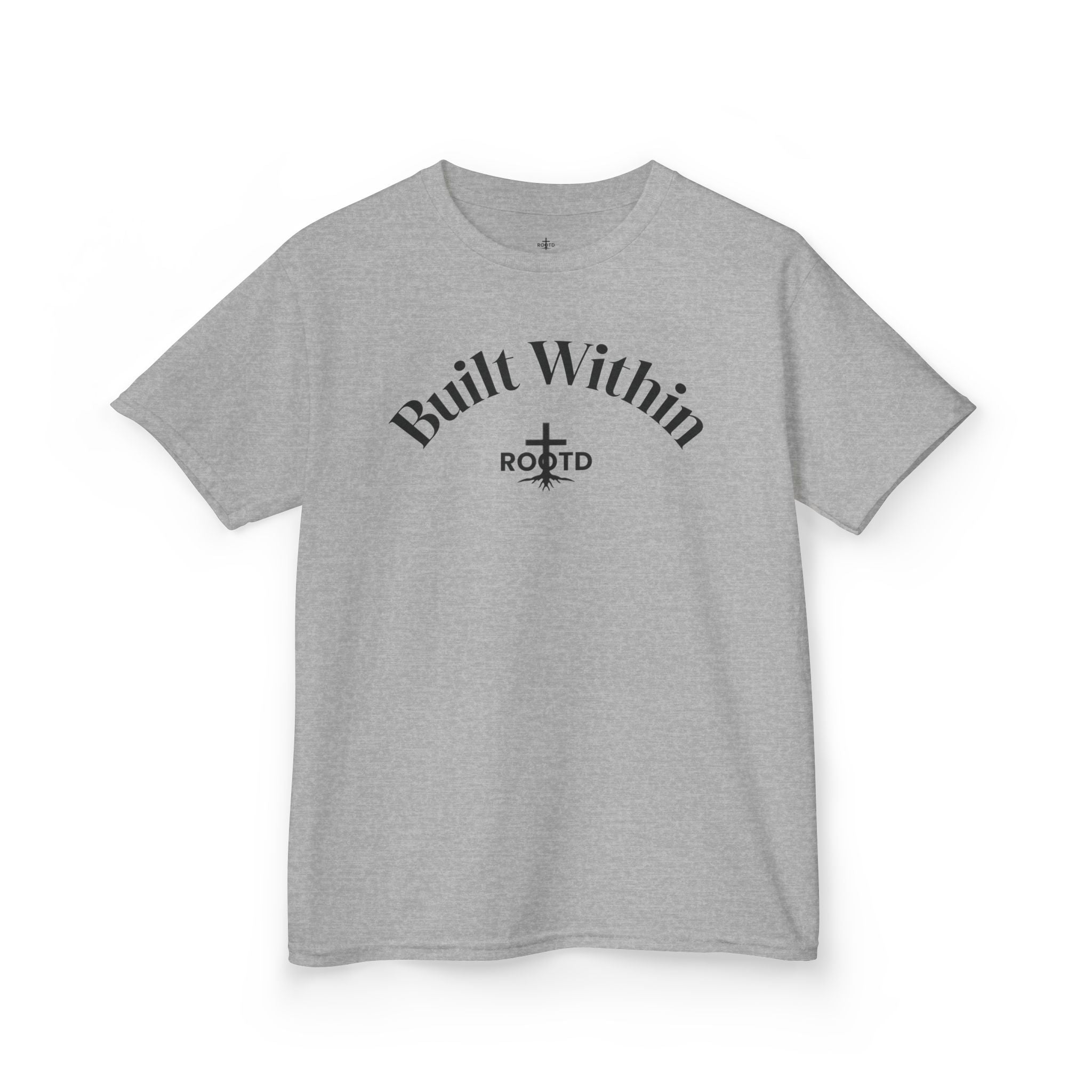 Kids Tee — "Built Within" Christian Scripture T‑Shirt (Philippians 4:13)