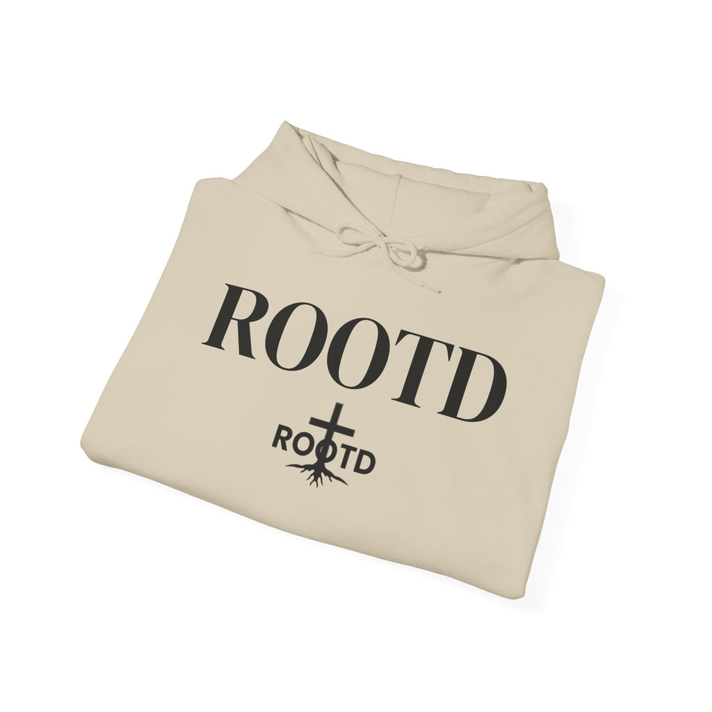 ROOTD Faith Hoodie — Christian Cross Scripture Pullover
