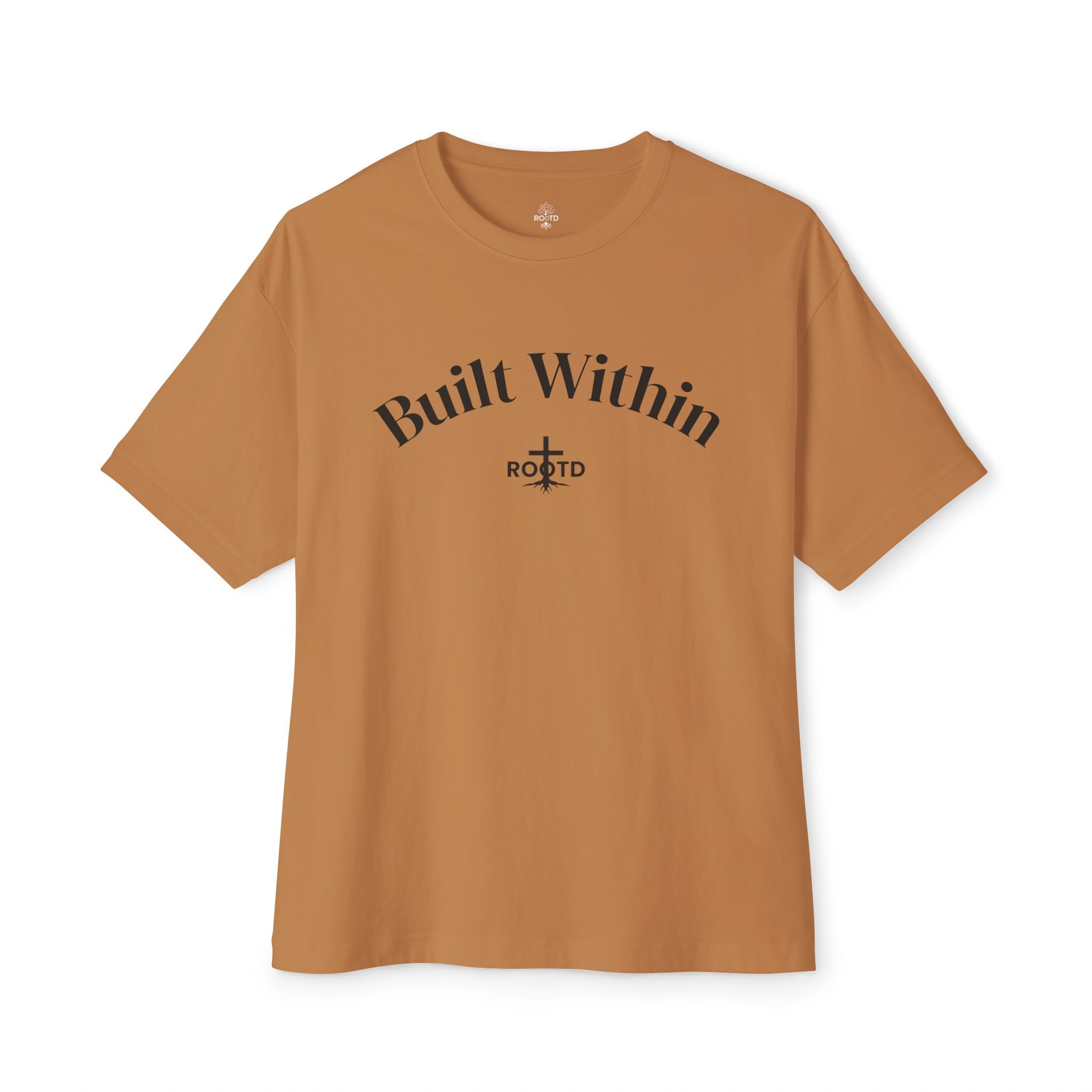 Built Within Oversized Tee - Philippians 4:13 Inspirational Christian T-Shirt