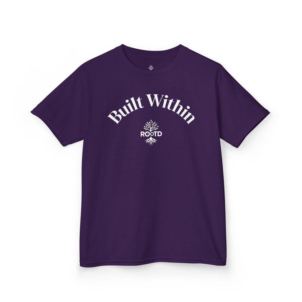 Kids Tee — "Built Within" Christian Scripture T‑Shirt (Philippians 4:13)