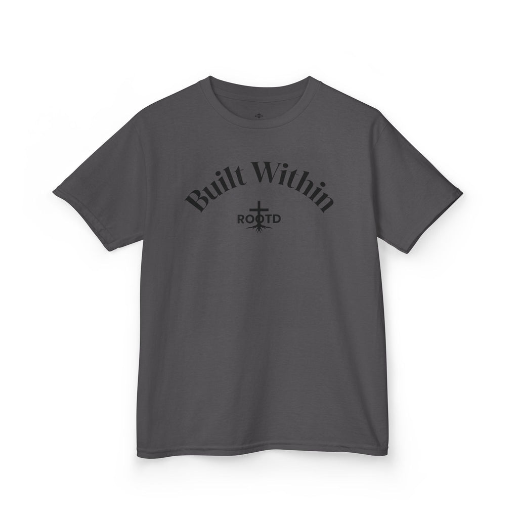 Kids Tee — "Built Within" Christian Scripture T‑Shirt (Philippians 4:13)