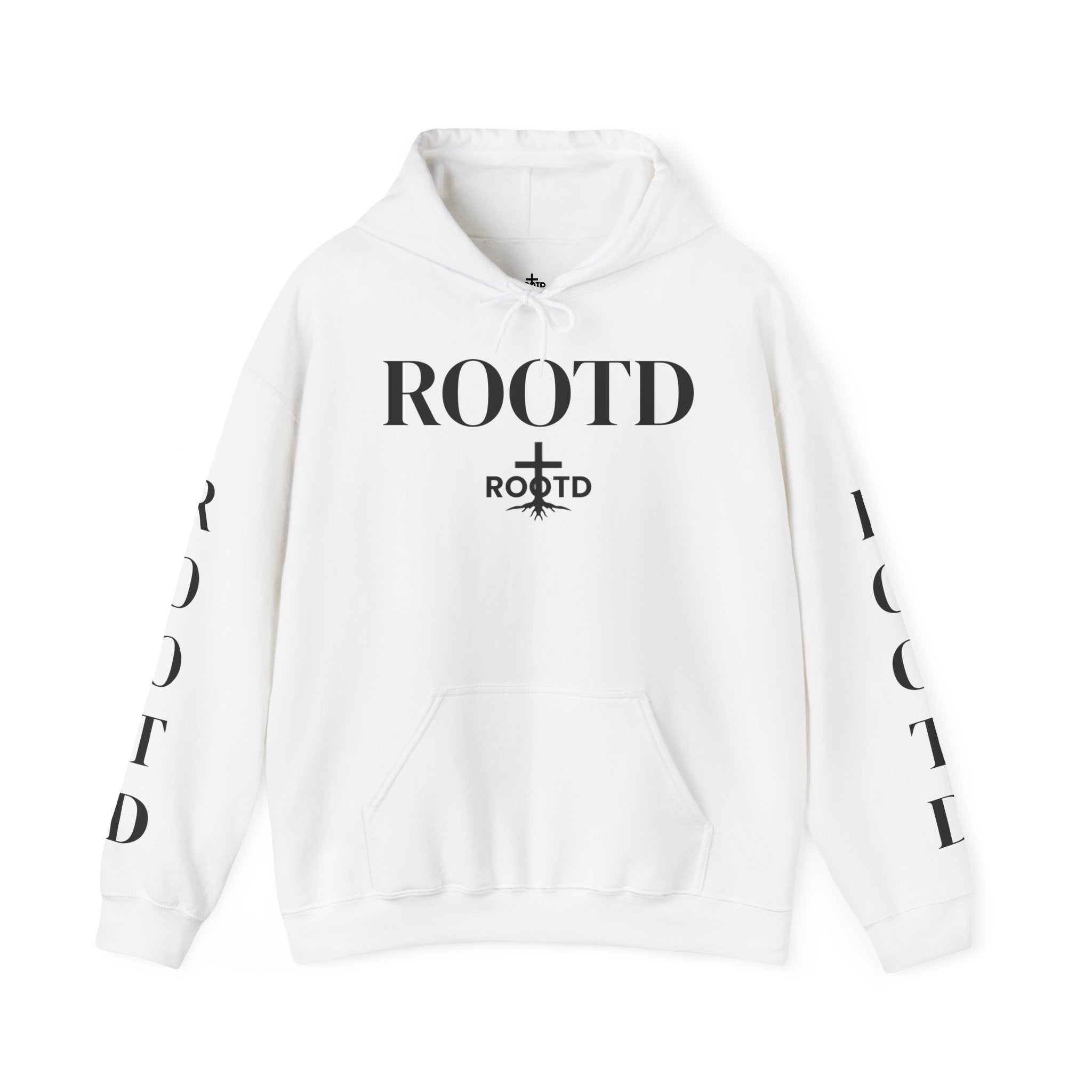 ROOTD Faith Hoodie — Christian Cross Scripture Pullover