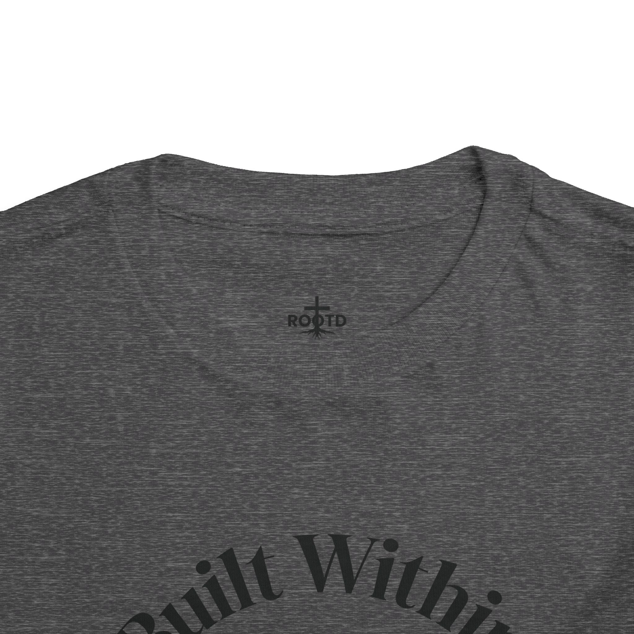 Toddler Tee — "Built Within" Christian Scripture Shirt (Philippians 4:13)