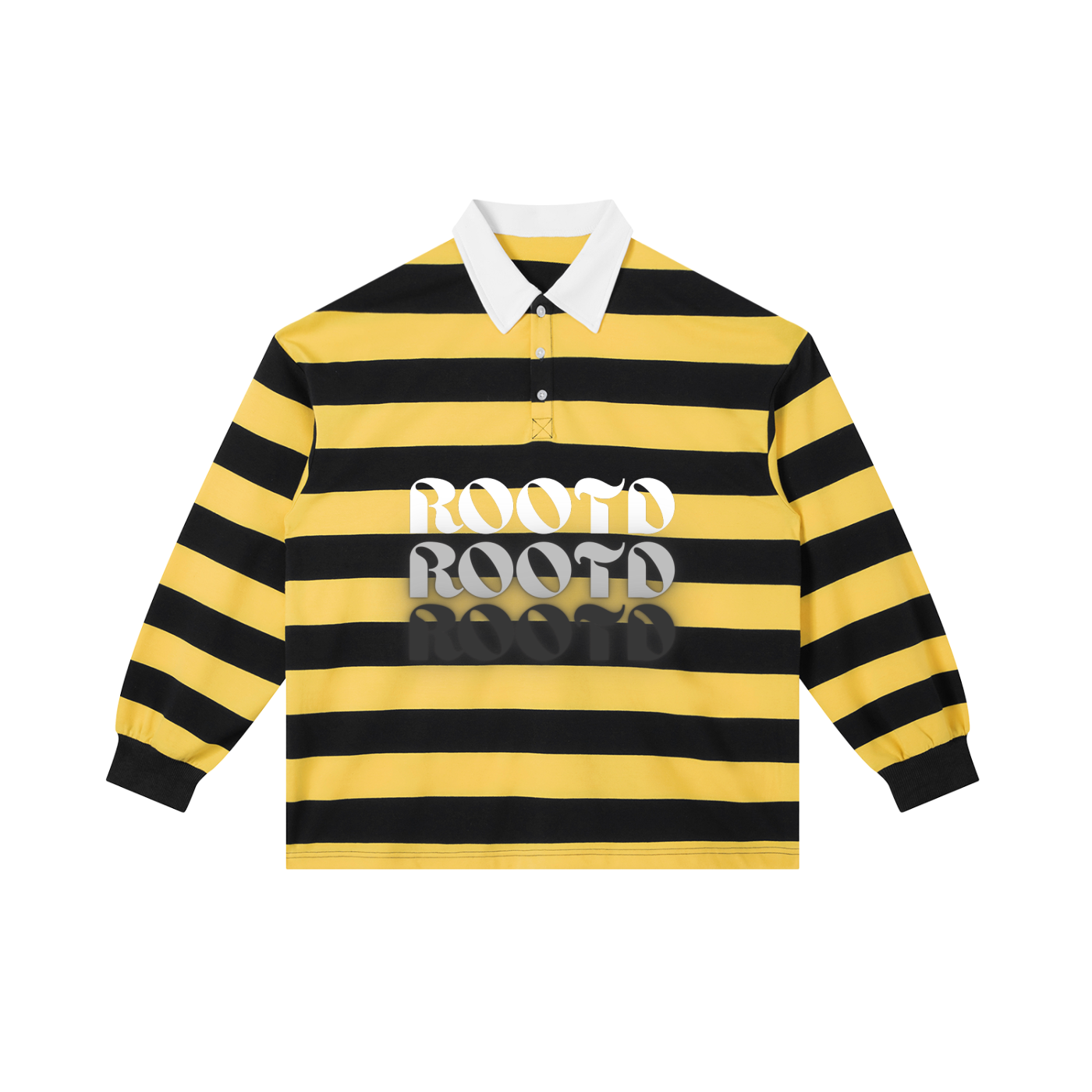 ROOTD Block Stripe Polo Shirt