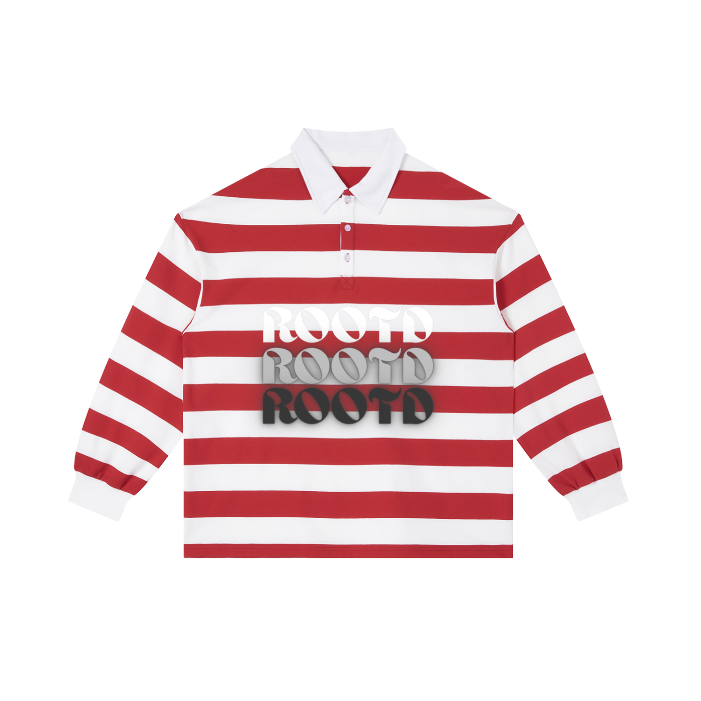 ROOTD Block Stripe Polo Shirt