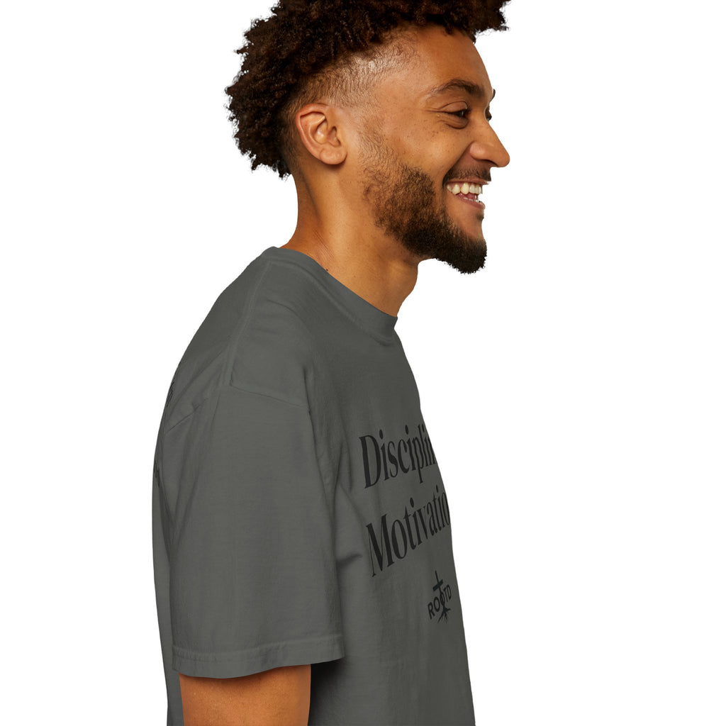 Discipline Over Motivation Christian T‑Shirt — 2 Timothy 1:7 Scripture Tee