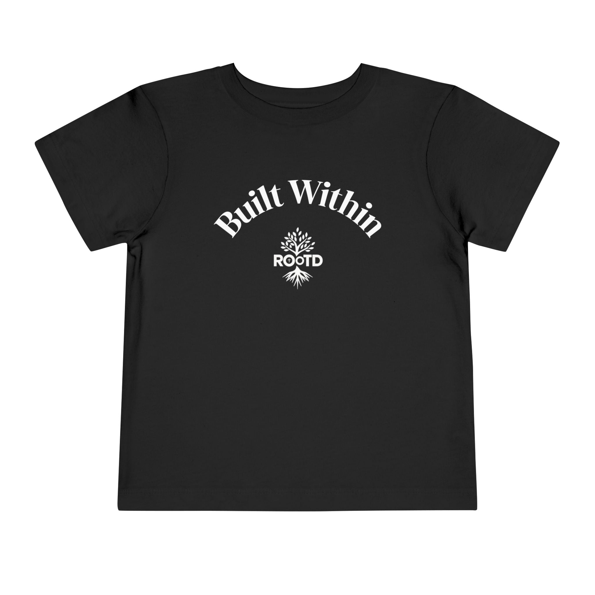 Toddler Tee — "Built Within" Christian Scripture Shirt (Philippians 4:13)
