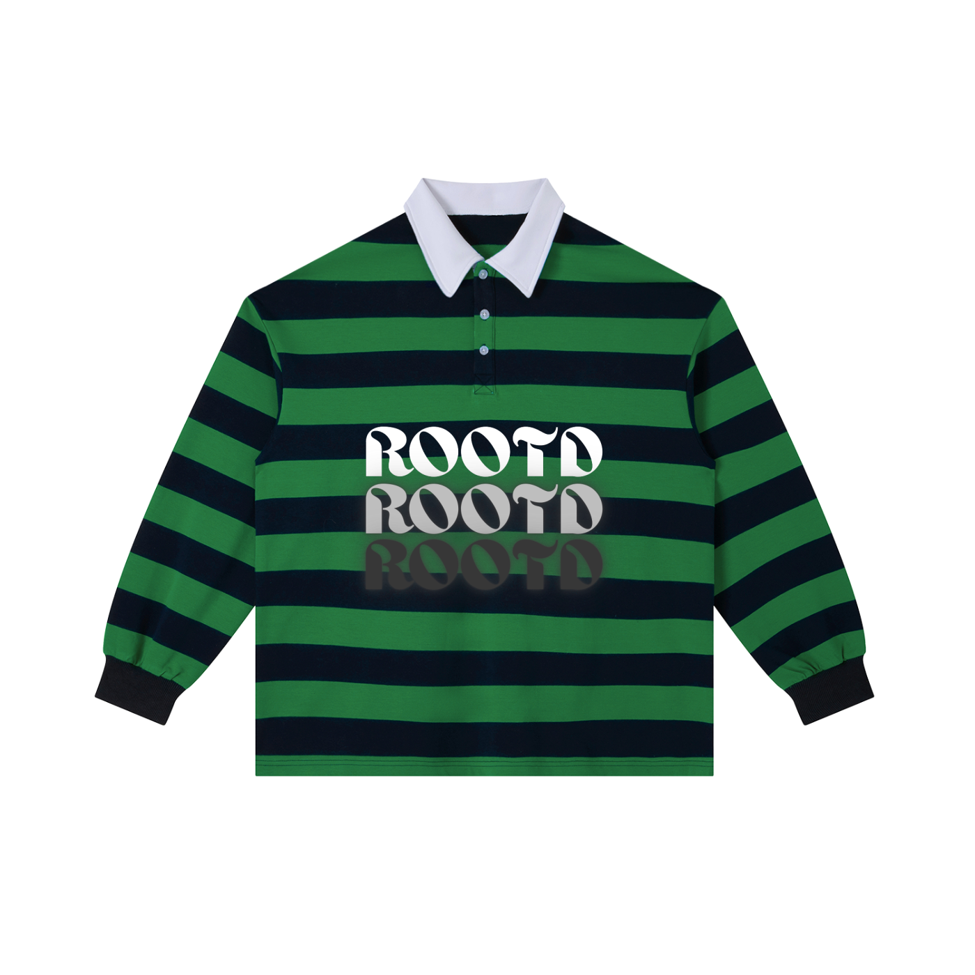 ROOTD Block Stripe Polo Shirt