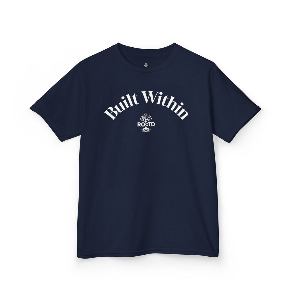 Kids Tee — "Built Within" Christian Scripture T‑Shirt (Philippians 4:13)