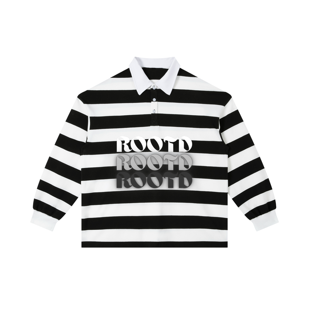 ROOTD Block Stripe Polo Shirt