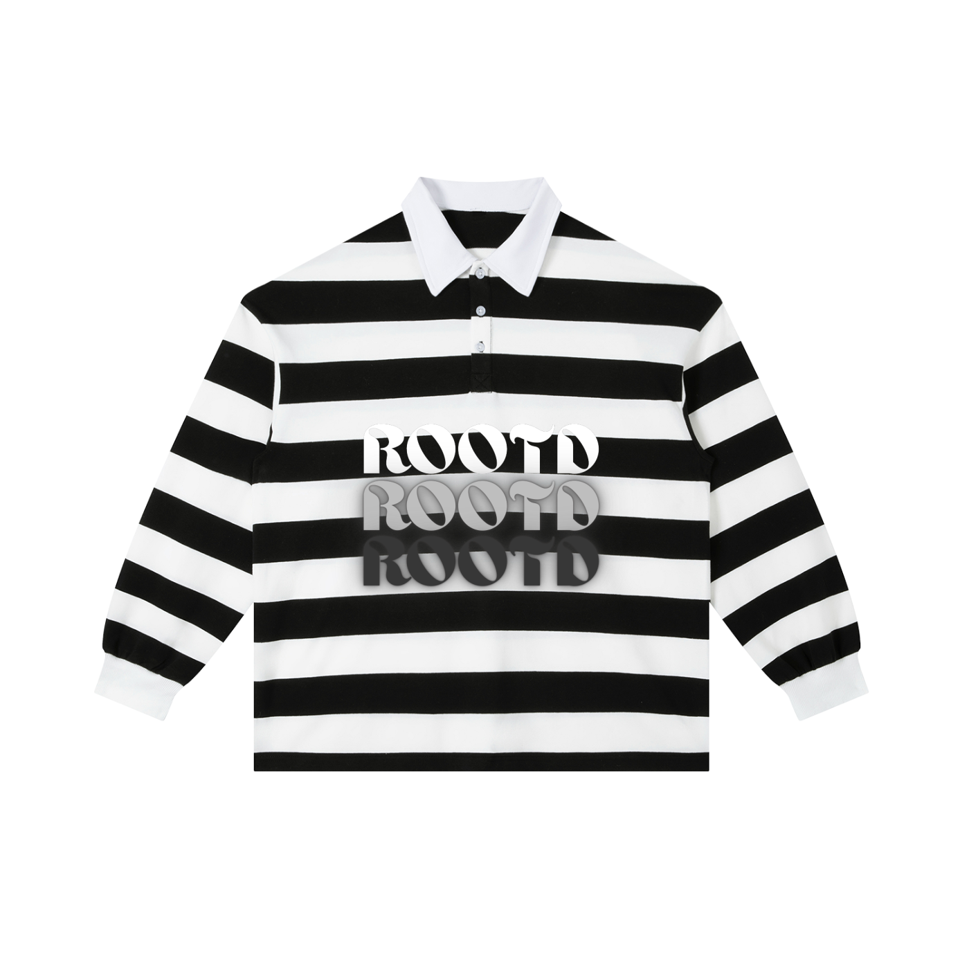 ROOTD Block Stripe Polo Shirt